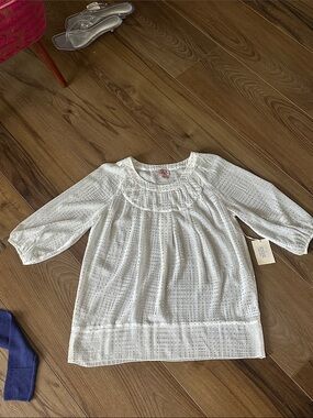 Aka New York white blouse